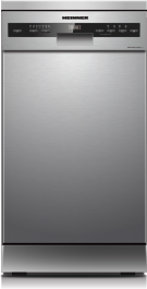 Masina de spalat vase Heinner HDW-FSM45710AXD+++, 10 seturi, 7 programe, Auto-Door opening, Control electronic, Display LED, Clasa D, 45 cm, Inox [1]
