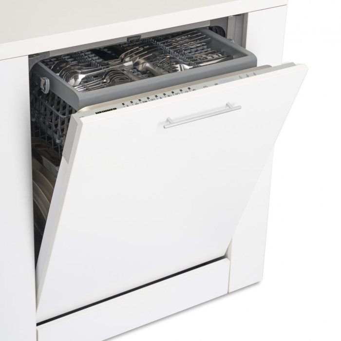 Masina de spalat vase incorporabila Heinner HDW-BI6093TE++, 15 Seturi, 9 programe, Control touch, Half load, Avertizare luminoasa, Buzzer final program, Aquastop, 60 cm, Clasa E, alb [2]