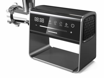 MAȘINĂ DE TOCAT HEINNER EXQUISITEFORCE HMG-DIS2500, 2500W, CONTROL TOUCH, ANGRENAJ PLANETAR 6 ROȚI, ACCESORIU ROȘII, KIBBE ȘI CÂRNAȚI, CAPACITATE TOCARE 2.5KG/MIN, VITEZĂ VARIABILĂ, CUȚIT ȘI SITE DIN  [3]