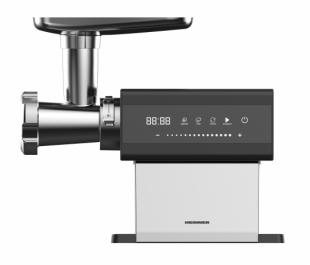 MAȘINĂ DE TOCAT HEINNER PRESTIGECHOP HMG-DTSS2500, 2500W, CONTROL TOUCH, ANGRENAJ PLANETAR 6 ROȚI, ACCESORIU ROȘII, KIBBE ȘI CÂRNAȚI, CAPACITATE TOCARE 2.5KG/MIN, VITEZĂ VARIABILĂ, CUȚIT ȘI SITE DIN I [2]