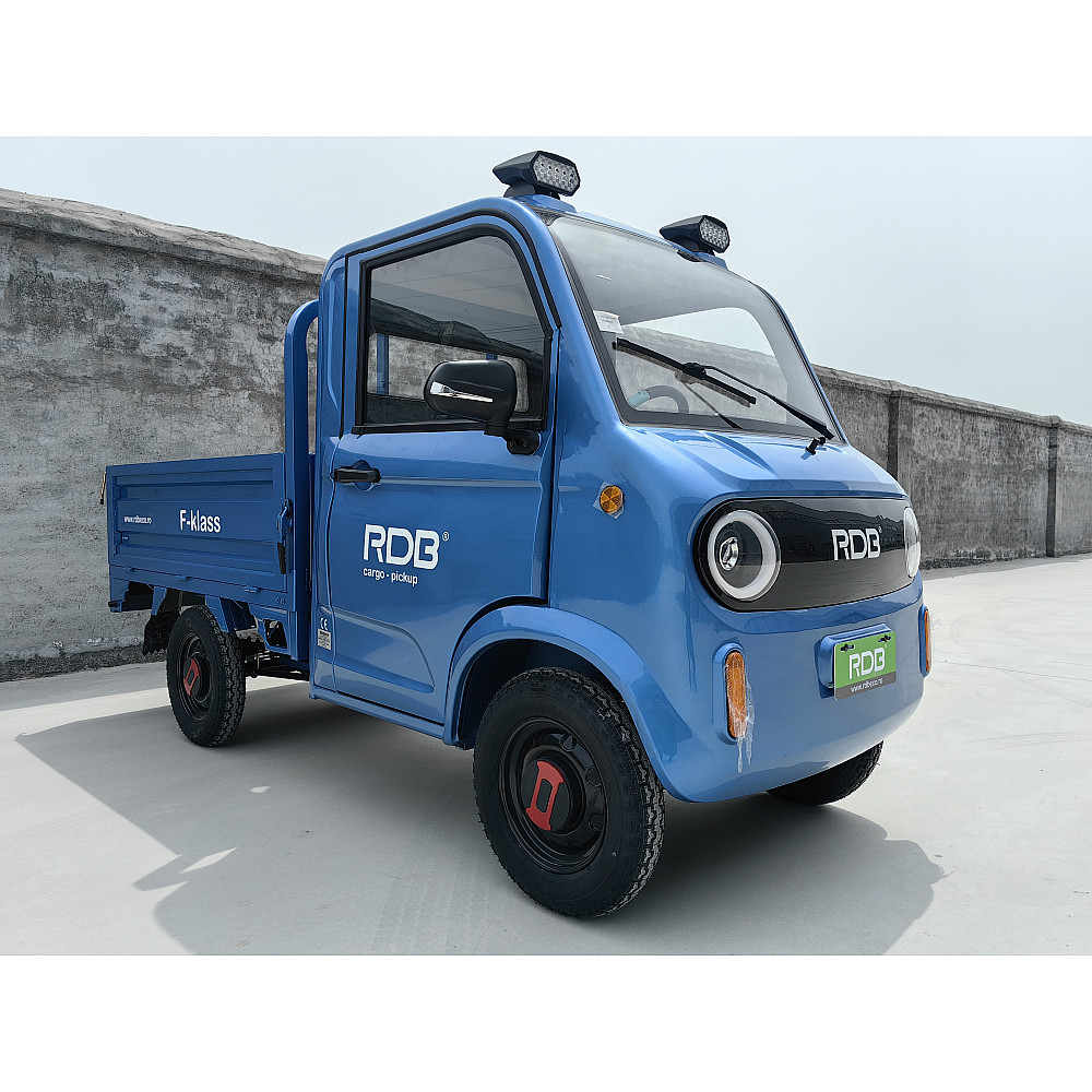 Masina electrica RDB F-KLASS fara permis 1500W, 25 km/h, 72V,58Ah, autonomie 65 km, bena rabatabila culoare gri [3]
