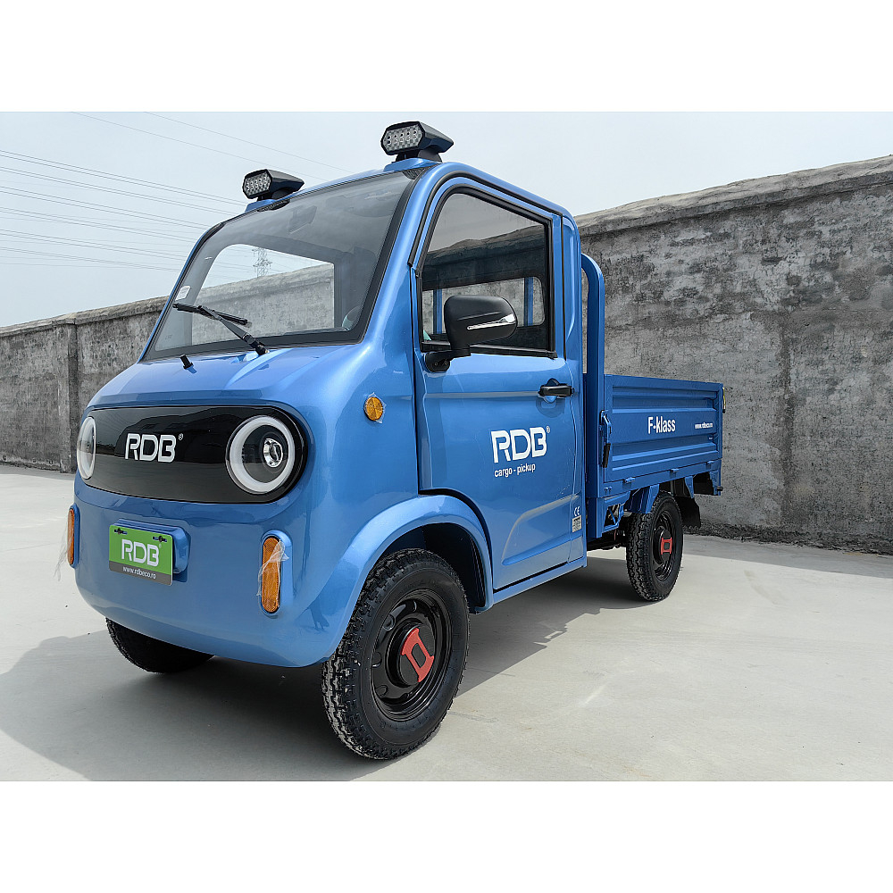 Masina electrica RDB F-KLASS fara permis 1500W, 25 km/h, 72V,58Ah, autonomie 65 km, bena rabatabila culoare gri [4]