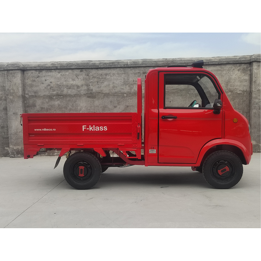 Masina electrica RDB F-KLASS fara permis 1500W, 25 km/h, 72V,58Ah, autonomie 65 km, bena rabatabila culoare gri [8]
