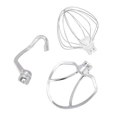 Mixer cu bol Daewoo DHM150P, 1600 W, 10 viteze, capacitate bol 4.5 l, tel, carlig framantare, palete amestecare, roz [4]