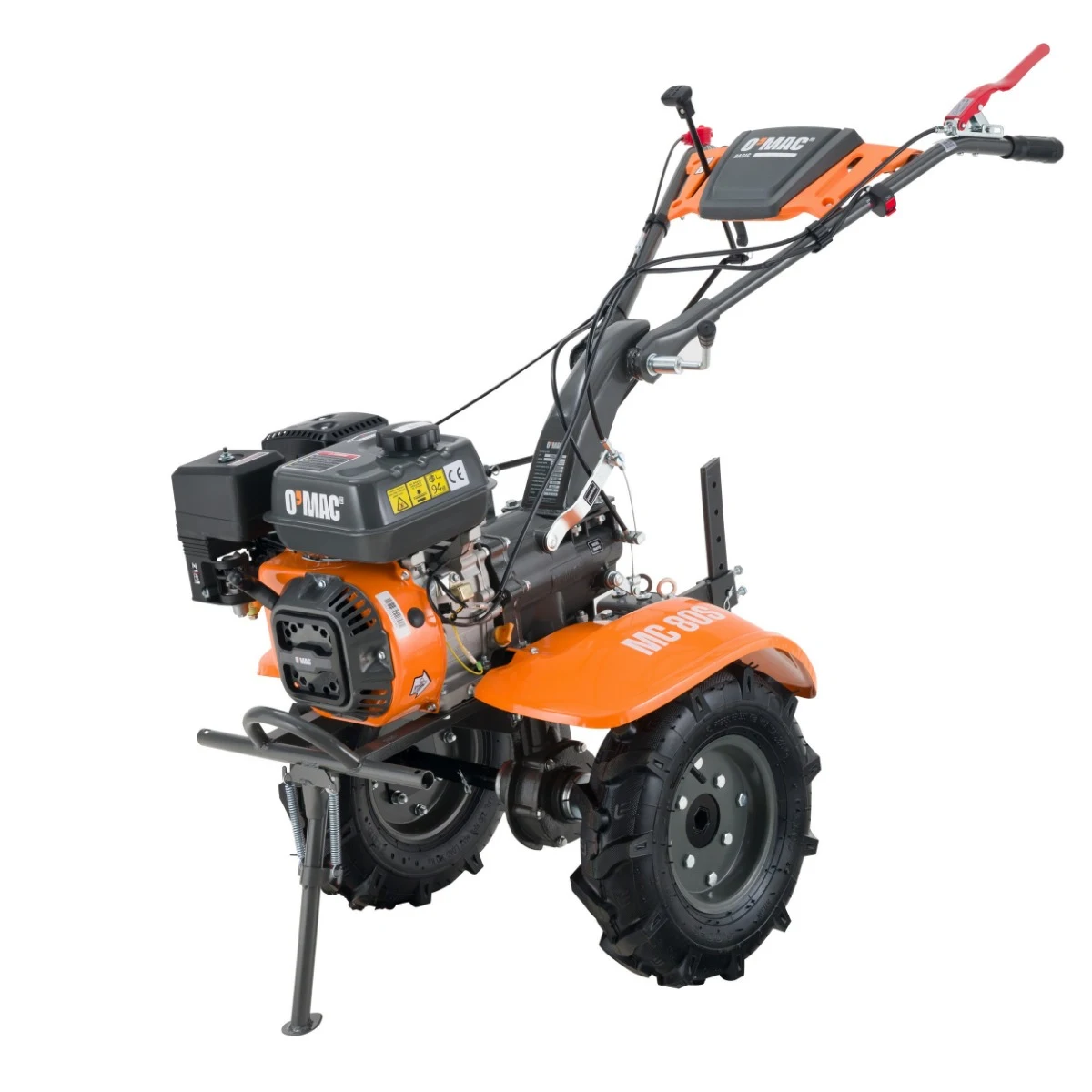 MOTOCULTOR O-MAC MC 80S, PE BENZINĂ, 5.9 KW, 8 CP, 3 VITEZE + ROȚI DE TRANSPORT [3]