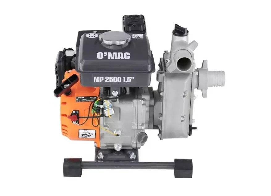 Motopompa O-Mac MP 2500, 1.5'', 2.5CP, 15000 l/h,Portocaliu [2]