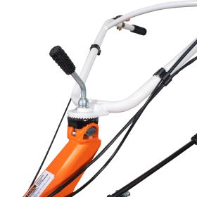 Motosapa pe benzina Ruris Dac 6500K, putere 7 CP, 208 CC, 4 timpi, 2+1 viteze, 29 cm adancime lucru, 83 cm latime lucru,contine roti cauciuc, portocaliu [3]