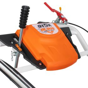 Motocultor pe benzina Ruris 915K + roti cauciuc 5.00-12+rarita+set contragreutati 20kg 15 CP, portocaliu [2]
