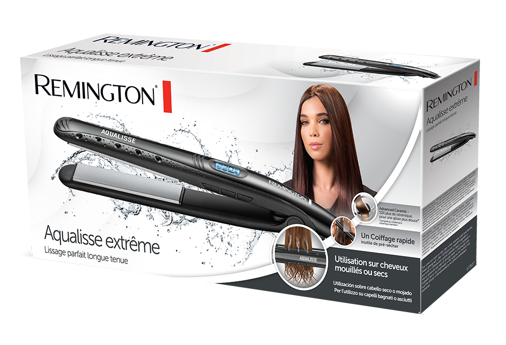 Placa de indreptat parul Remington Aqualisse Extreme S7307, 50W, 230, Negru [2]