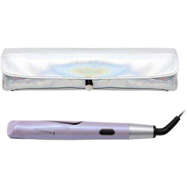 Placa de indreptat si ondulat parul Remington Curl & Straight Confidence Special Edition S6606GP, Placi rasucite, Ceramica, Turmalina, 230 grade, Mov [2]