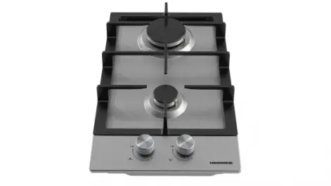 PLITĂ INCORPORABILĂ HEINNER HBH-M302FIX, GAZ, 2 ARZĂTOARE, GRĂTAR FONTĂ, APRINDERE ELECTRICĂ, DISPOZITIV DE SIGURANȚĂ, 30 CM, INOX [2]