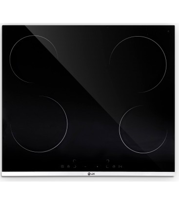 Plita incorporabila vitroceramica LDK 4VBK, 4 zone de gatit, Control Touch, Timer, Blocare acces, 60 cm, Negru [3]