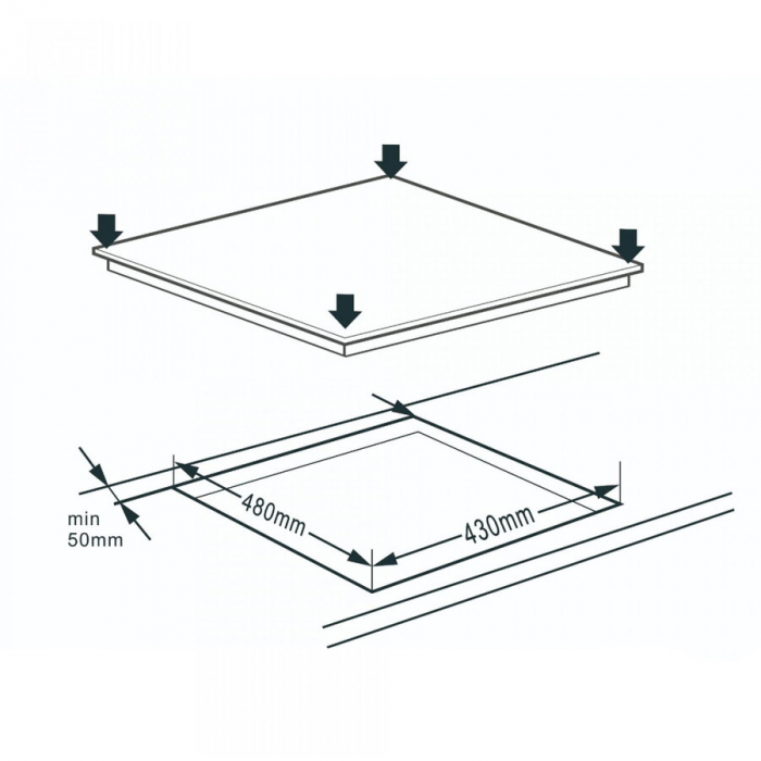 PLITA INCORPORABILA VITROCERAMICA SAMUS PSVE-43BG2 [2]