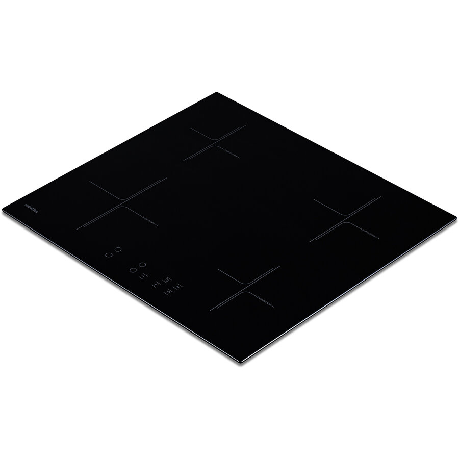 Plita inductie incorporabila NobelTek NHI-85604B, 60 cm, control touch, 4 arzatoare, detectare vase de gatit, timer, 9 trepte de putere, indicator caldura reziduala, child lock, Negru [2]