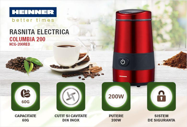 RASNITA DE CAFEA HEINNER HCG-200RED [3]