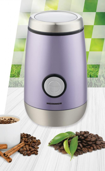 Rasnita de cafea Heinner HCG-150MOV, electrica, 150 W, 50g, Mov [3]