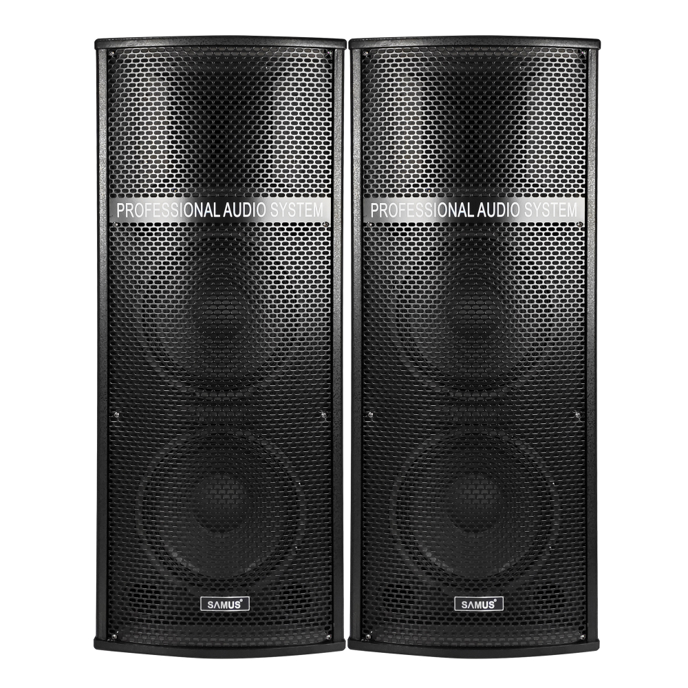 SET BOXE AUDIO SAMUS TWIN SOUND 22 PRO, PUTERE RMS 2×120 W / DE IESIRE 2×250 W / PMPO 4000 W, EGALIZATOARE PE 7 BENZI, FM RADIO, BLUETOOTH 5.0, 2 X MUFA INTRARE MICROFON (NEGRU) [4]