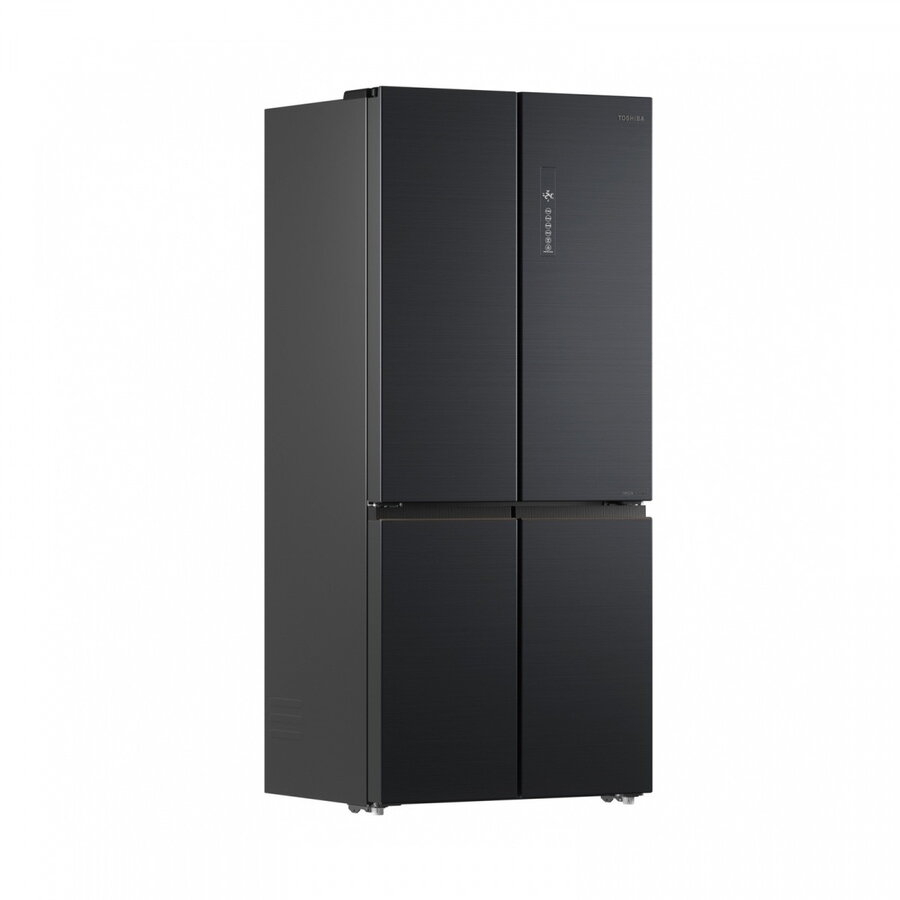 Side by Side Toshiba GR-RF677WI-PMJ(06), volum net total 515L, clasa E, NoFrost, System PureAir, Moisture Zone, Flexible Zone, Origin Inverter, Wi-fi Control, Display Exterior, design Morandi Grey [2]