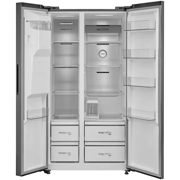 Side by side Toshiba GR-RS755WI-PMJ(06), 568 l, No Frost, Clasa E, Ice Maker 3 in 1, Wifi, Argintiu [3]