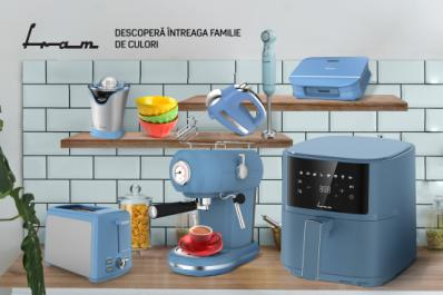 STORCĂTOR DE CITRICE FRAM FCP-R85BL, 85W, 2 CONURI, FILTRU INOX, CAPAC ANTISTROPIRE, PICIORUȘE ANTIALUNECARE, ARGINTIU / ALBASTRU [3]