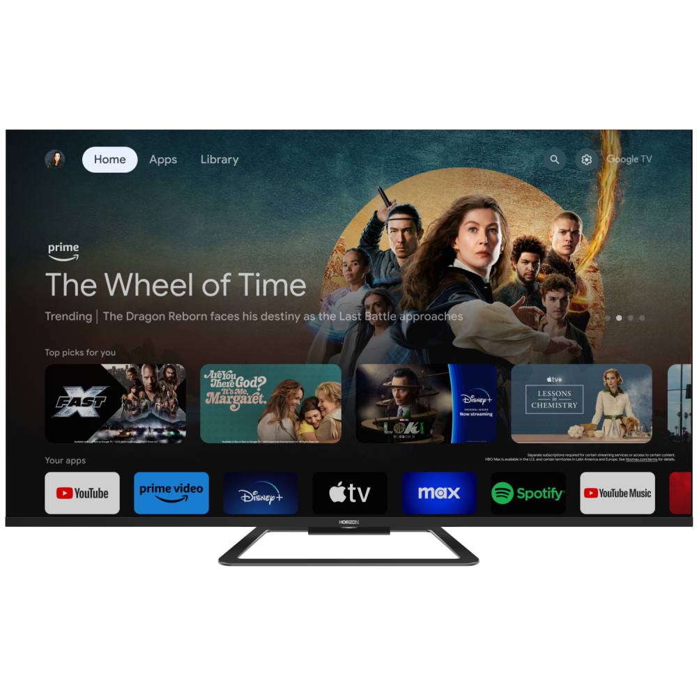 Televizor QLED Horizon 55HQ8590U/D, 139 cm, Smart Google TV, 4K Ultra HD, Clasa F (Model 2024) [1]