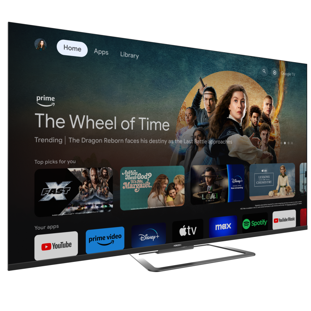 Televizor QLED Horizon 55HQ8590U/D, 139 cm, Smart Google TV, 4K Ultra HD, Clasa F (Model 2024) [2]