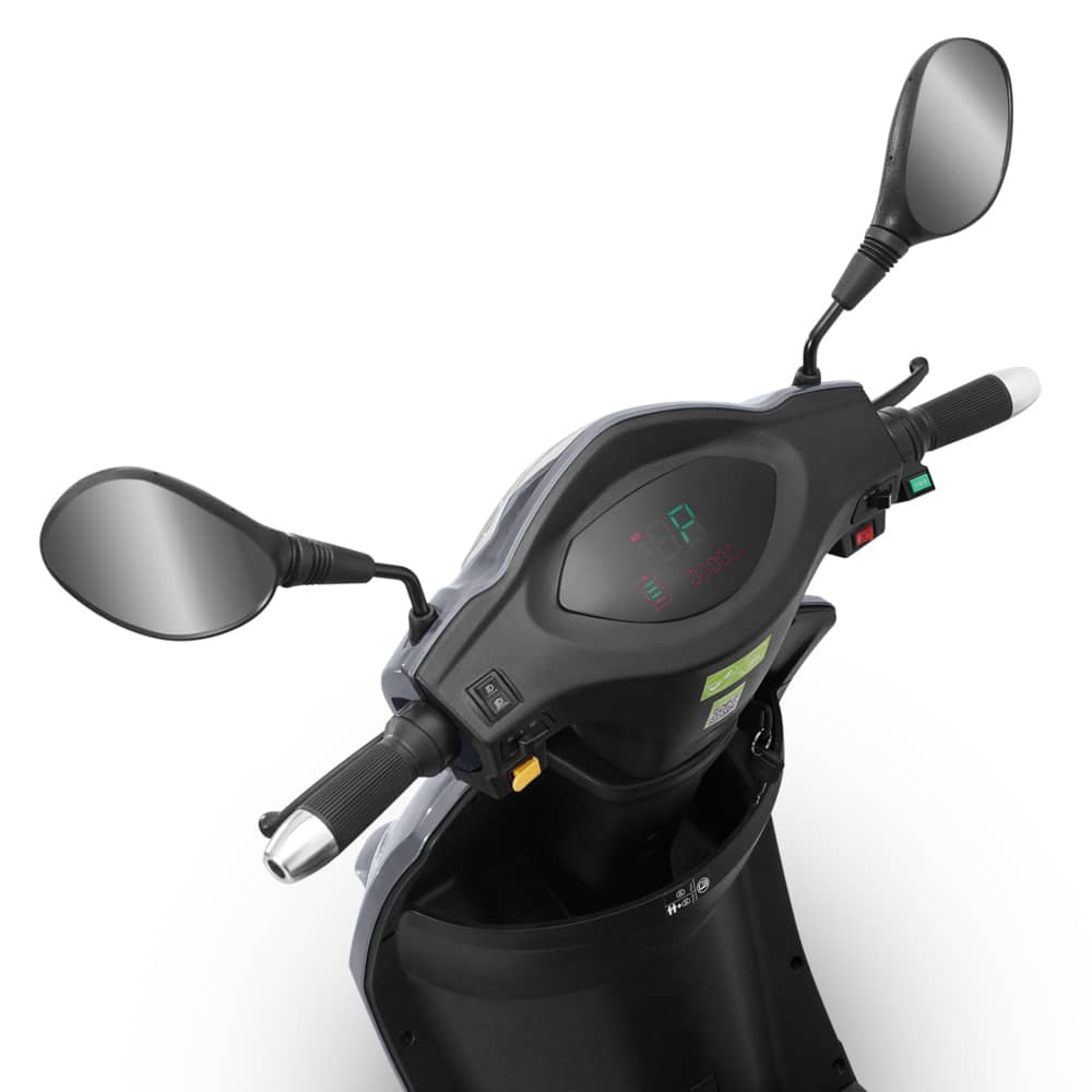 Triciclu electric 1000W, Voltarom VM4 Fara permis, 60V, 20Ah, viteza maxima 25 Km pe ora, Gri, Autonomie 50Km [2]