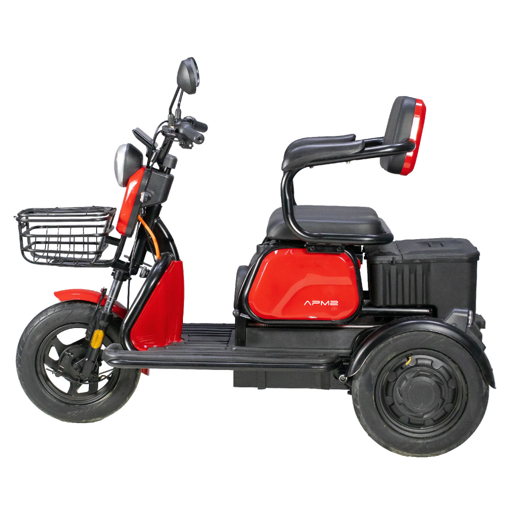 Triciclu Electric, Fara Permis, Motor 1000W, APM2, Autonomie pana la 36km, viteza maxima 25 km pe ora, Omologat RAR [4]