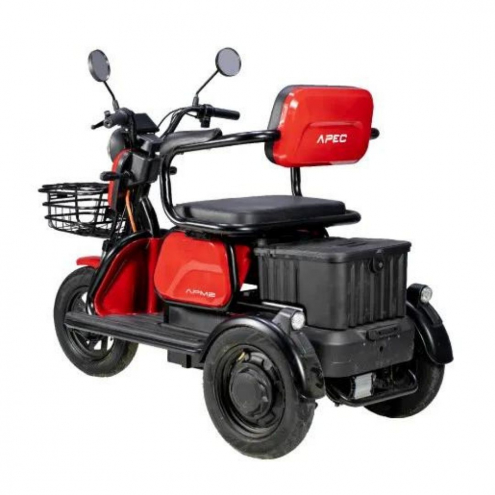 Triciclu Electric, Fara Permis, Motor 1000W, APM2, Autonomie pana la 36km, viteza maxima 25 km pe ora, Omologat RAR [2]