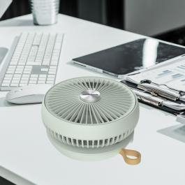 VENTILATOR PLIABIL HEINNER HMF-LC4000GR, 5W, 4 TREPTE DE VITEZĂ, BATERIE 4000 mAh, CONTROL DIGITAL, H 29 CM, VERDE [3]