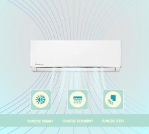 APARAT DE AER CONDITIONAT FRAM 18000 BTU WI-FI, CLASA A++, KIT INSTALARE INCLUS 3M, FUNCTIE IFEEL, ACF-HS18KITWIFI++, ALB [2]