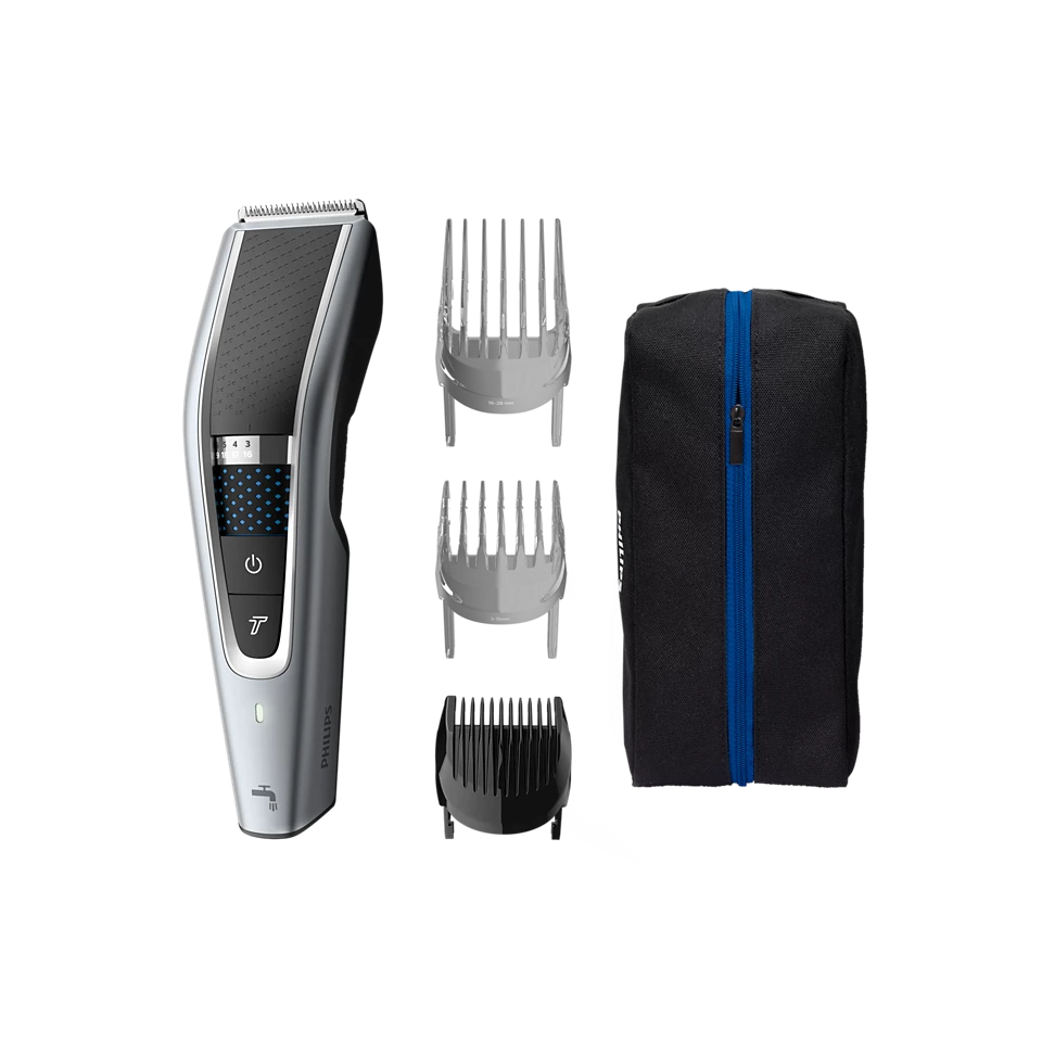 Ingrijire personala - Aparat de tuns PHILIPS HC5630/15, 0.5-28 mm, 28 trepte, Litiu Ion, Lavabil, Argintiu
