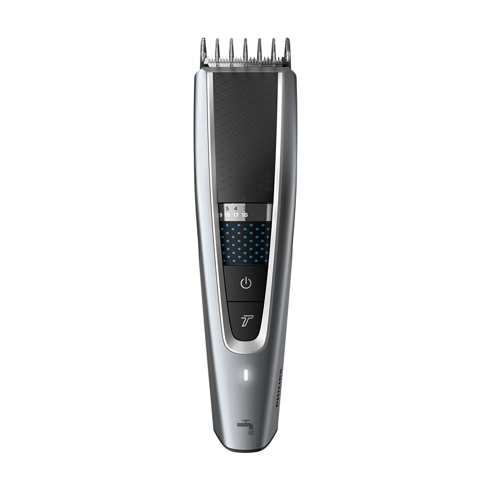 Ingrijire personala - Aparat de tuns PHILIPS HC5630/15, 0.5-28 mm, 28 trepte, Litiu Ion, Lavabil, Argintiu