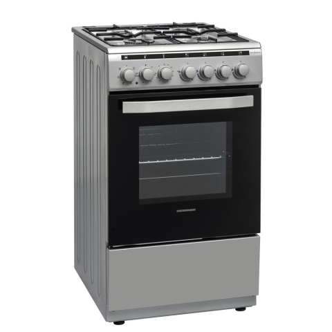 Electrocasnice & Climatizare - ARAGAZ HEINNER HFSC-V60LITGC-SL, MIXT,4 ARZATOARE GAZ, DISPOZITIV DE SIGURANTA PLITA, APRINDERE ELECTRICA, CUPTOR ELECTRIC, TIMER, GRILL, CLASA A, 50 CM, ARGINTIU