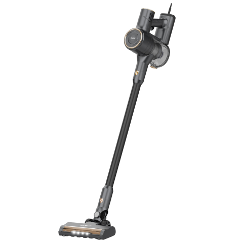 Aspirator vertical - ASPIRATOR VERTICAL 2 IN 1 SAMUS STICKY 61 ECO GOLD LED, PUTERE MOTOR 600 W, PUTERE ASPIRARE 180 W (17 KPA), PERIE MOTORIZATA CU LED-URI, CAPACITATE REZERVOR 800 ML, TIP CYCLONIC, GRI/AURIU