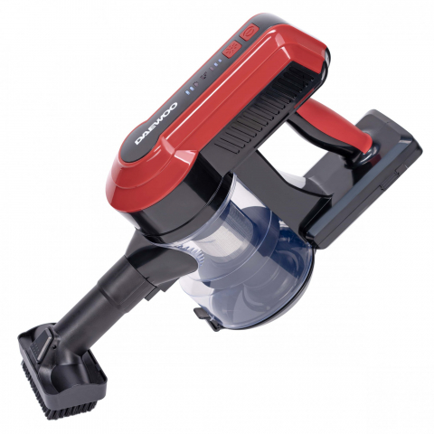 Aspirator vertical Daewoo RSH-410GR-1, 300 W, 29.6 V, Filtru HEPA, Autonomie 20 - 40 min, Rosu [2]