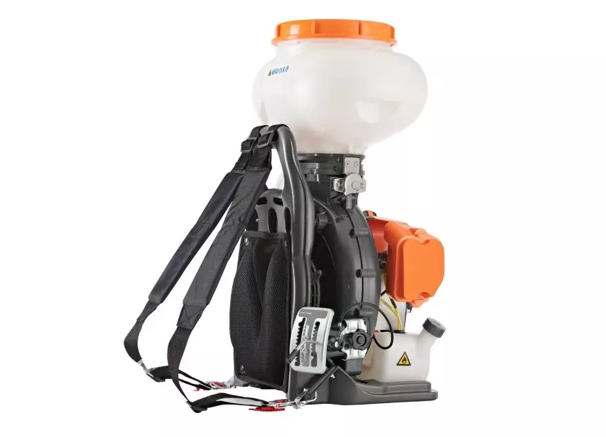 Gradinarit - ATOMIZOR PE BENZINA O-MAC AT 500 MOTOR 5 CP 2 TIMPI REZERVOR 14 L DISTANTA PULVERIZARE 21 M