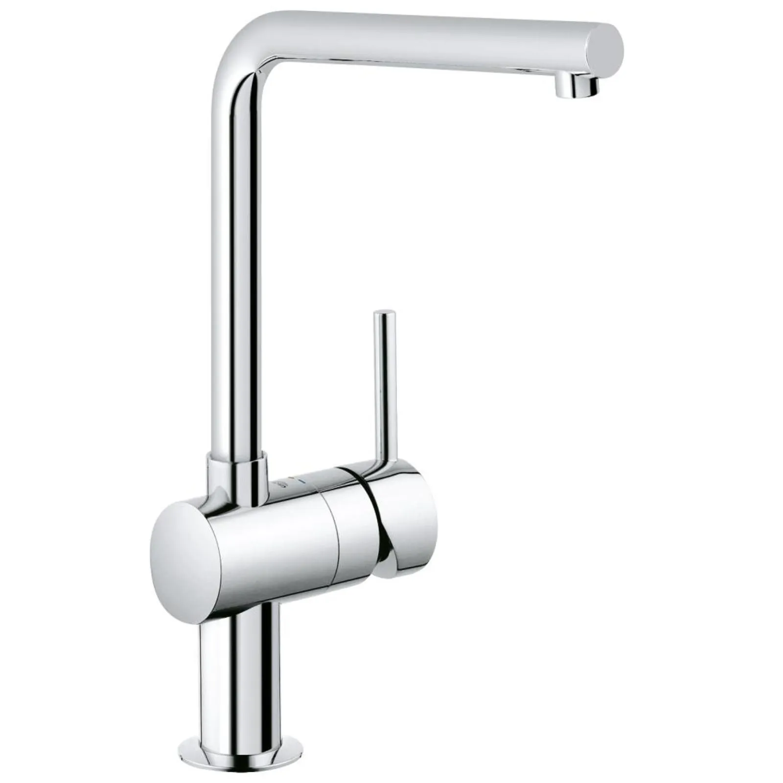 Casa, Gradina & Bricolaj - Baterie bucatarie Grohe 31375DL0, 3/8'', tip L, pipa inalta, mat, Cupru