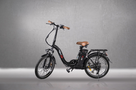 Vehicule electrice - Bicicleta electrica pliabila RKS GT25, 250W, LI-ION 36V 7.8AH,Negru