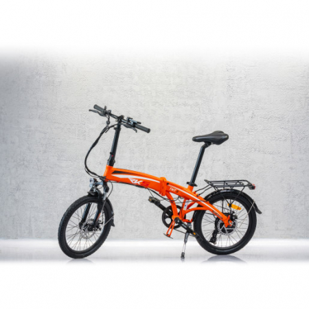 Bicicleta asistata electric pliabila RKS TNT-5, 20 inch, Negru [2]