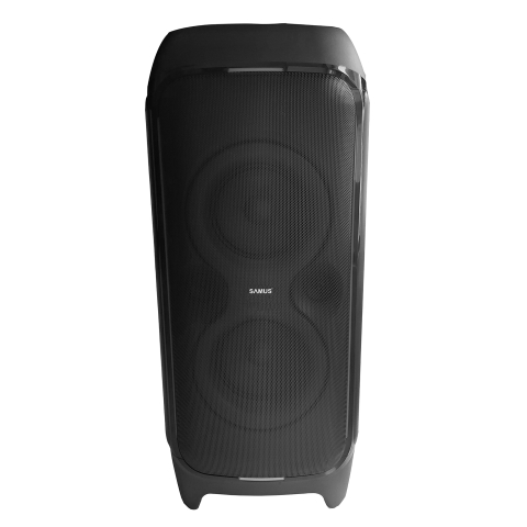 TV, Audio, IT&C - BOXĂ PORTABILĂ ACTIVĂ SAMUS PRIME SOUND 590, 450 W, BLUETOOTH, USB, AUX IN, RADIO FM, FUNCȚIE EXTRA BASS, AFIȘAJ ELECTRONIC LED, NEGRU, MICROFON, TELECOMANDĂ