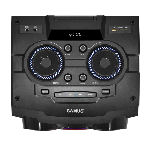 BOXĂ PORTABILĂ SAMUS FIESTA 12, 100W RMS, BLUETOOTH, FM RADIO, 400X401X1112MM, NEGRU [2]