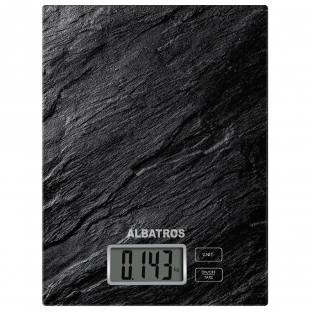 Electrocasnice & Climatizare - Cantar de bucatarie Albatros PRECISION,Diviziune de 1 g / 0,035 oz,Interval de cantarire 2 - 5000 g,Negru