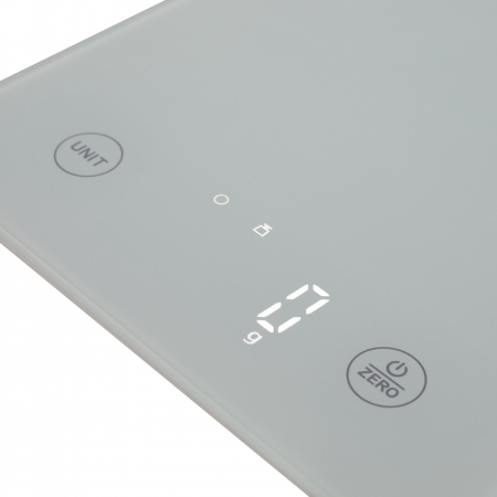 Cantar de bucatarie cu Bluetooth Daewoo DKS20B, capacitate 5 kg, afisaj LCD, sticla securizata, Alb [2]