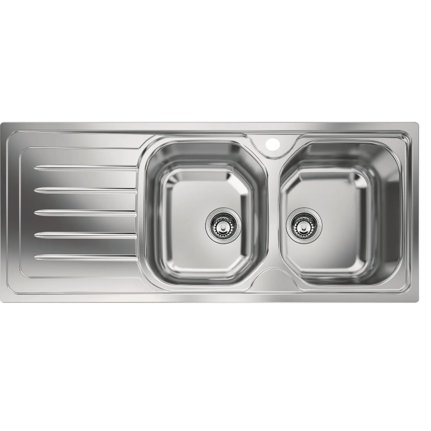 Chiuveta bucatarie - Chiuveta Franke 101.0486.118, 1160x500, 2B 1D, Cuve dreapta,Inox