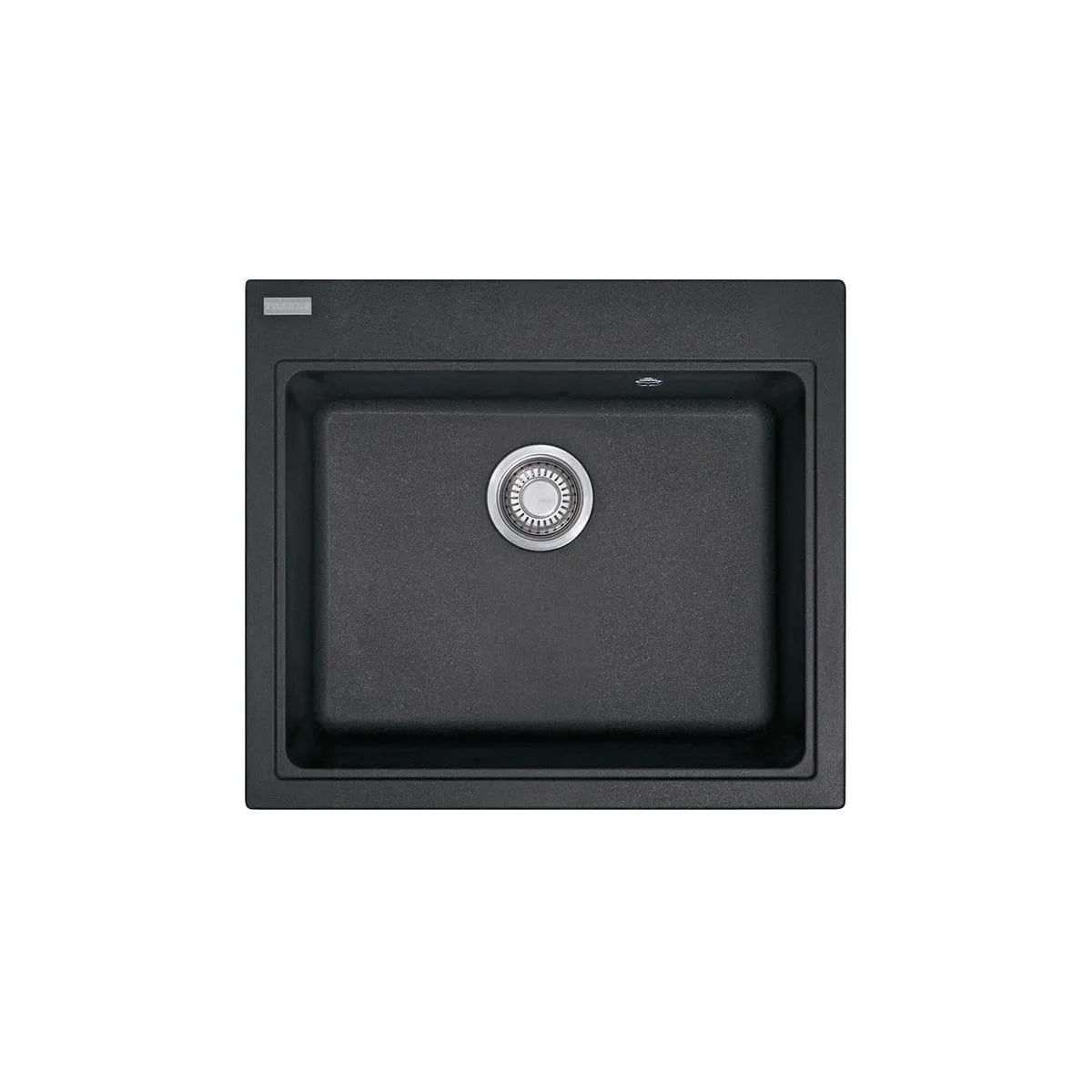 Chiuveta bucatarie - Chiuveta Franke 114.0477.396, 585x520mm, Pop up, 1 cuva, Fragranit, Negru