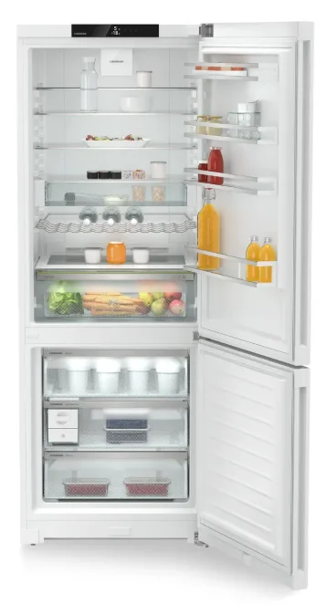 Combina frigorifica Liebherr CNd 7723 Plus, NoFrost, EasyFresh, 75 cm, 485 l, EasyTwist-Ice, DuoCooling, Display tactil, Clasa D, Alb [2]
