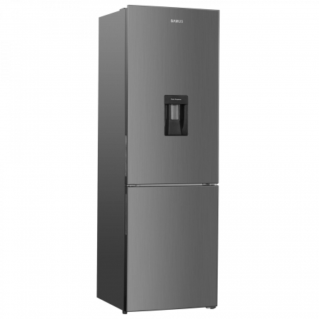 Electrocasnice & Climatizare - Combina frigorifica Samus, SCX396NFDE,291 litri,H195 cm, full no frost,Dozator de apa,Termostat reglabil,Clasa energetica E,Inox