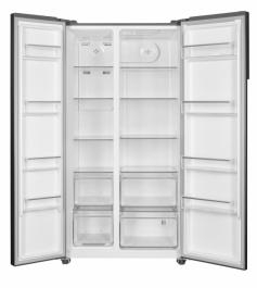 Side by Side - SIDE BY SIDE HEINNER HSBS-HM532NFINVXD, 532 L, FULL NO FROST, CLASA D, DISPLAY LED TOUCH, FUNCTIE SUPER RACIRE/SUPER CONGELARE, SMART, ECO, ALARMA USA DESCHISA, INOX