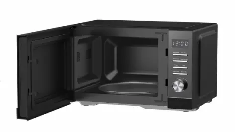 Electrocasnice & Climatizare - CUPTOR CU MICROUNDĂ HEINNER HMW-MD25DMRBK, 25L, DIGITAL, GEAM OGLINDĂ, 800W, 5 TREPTE DE PUTERE, TIMER, FUNCȚIE DECONGELARE, DIAMETRU PLATOU ROTATIV 288MM, NEGRU